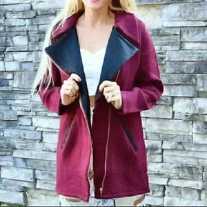 CHIC DOLLZ Burgundy Coat